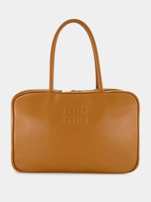 Cognac Leather Beau Bag sold by Fashion Clinic
