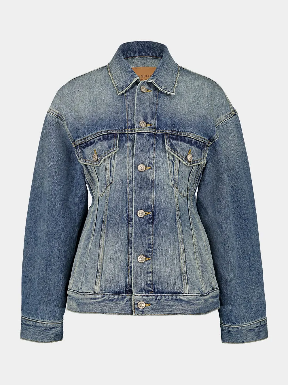 Blue Hourglass Denim Jacket sold by Fashion Clinic