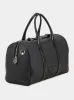 Black Grain Leather Duffle Messenger Bag sold by Fashion Clinic