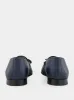 Lennox Navy Blue Leather Tassel Loafers sold by Fashion Clinic