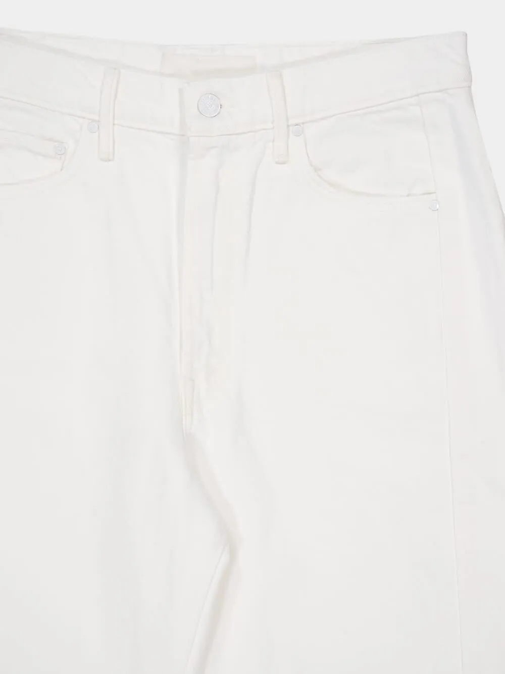 The Full-Pipe Ankle White Barrel Jeans sold by Fashion Clinic product image thumbnail 3