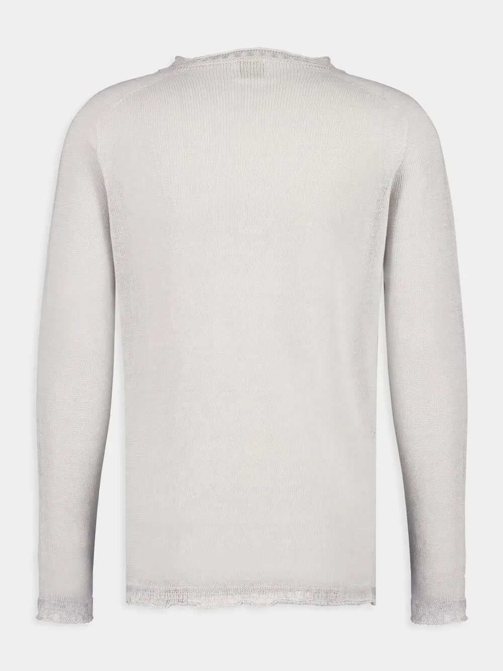 Pearl Linen Long-Sleeve Shirt sold by Fashion Clinic product image thumbnail 2