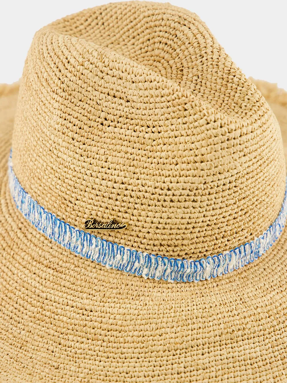 Panama Consuelo Free-Brim Raffia Hat sold by Fashion Clinic product image thumbnail 3