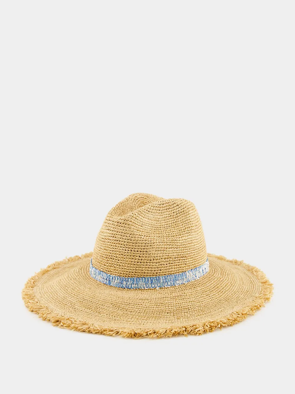 Panama Consuelo Free-Brim Raffia Hat sold by Fashion Clinic