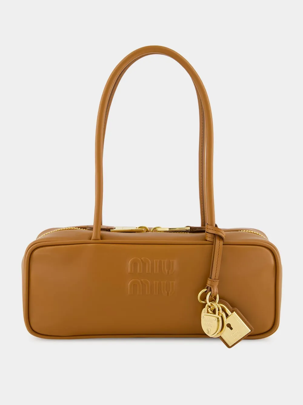 Cognac Leather Beau Top-Handle Bag sold by Fashion Clinic