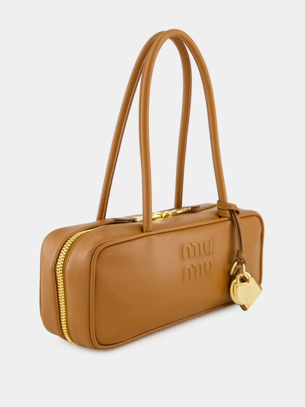 Cognac Leather Beau Top-Handle Bag sold by Fashion Clinic product image thumbnail 3