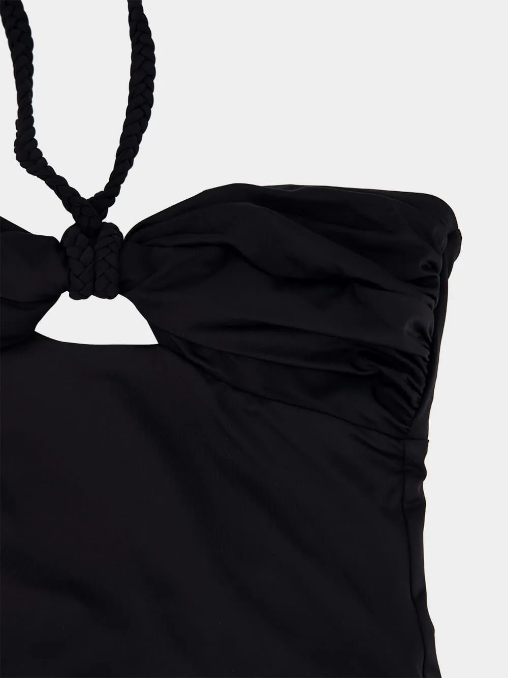 Black Open Ocean One-Piece Swimsuit sold by Fashion Clinic product image thumbnail 3