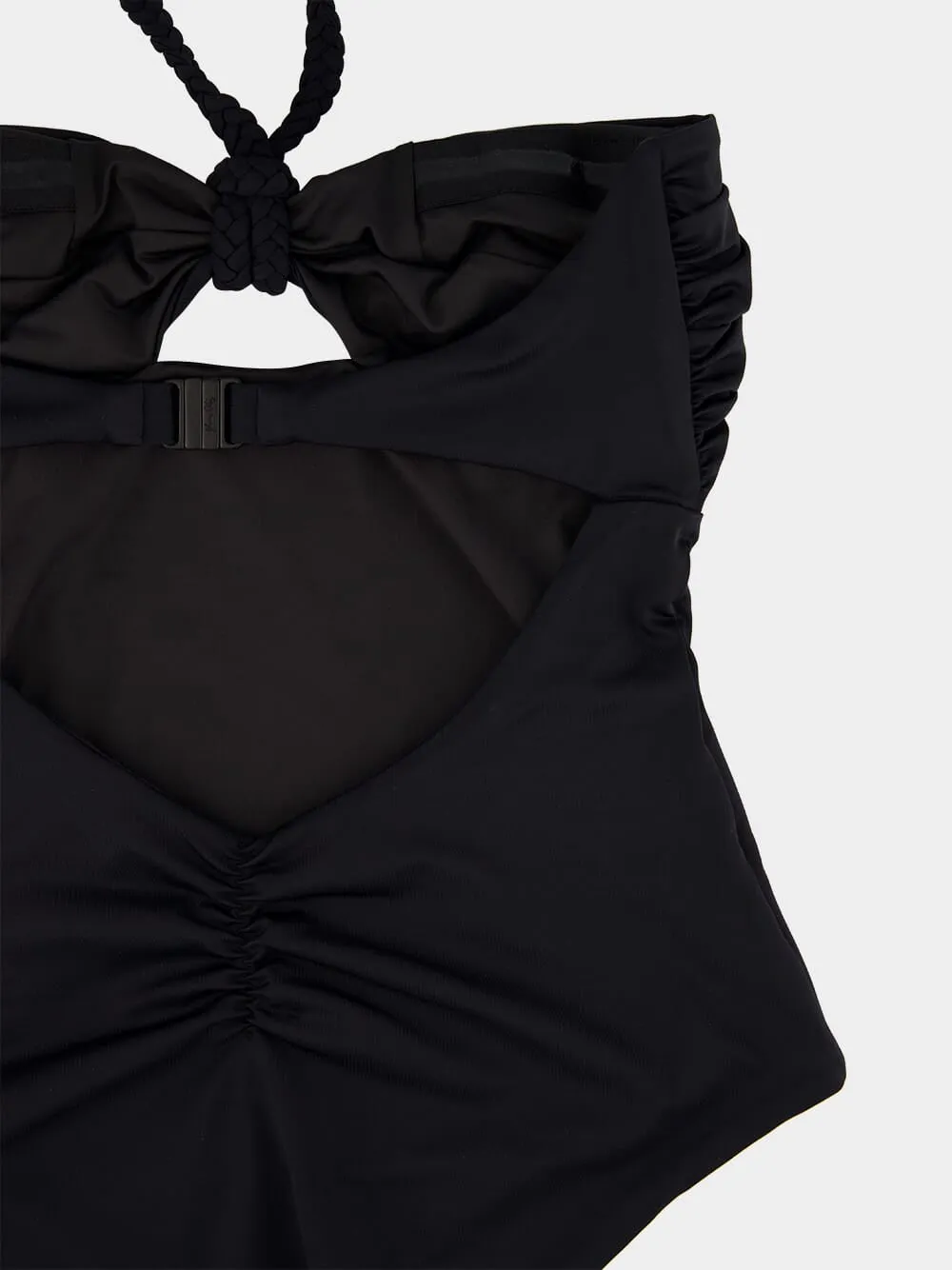 Black Open Ocean One-Piece Swimsuit sold by Fashion Clinic product image thumbnail 4