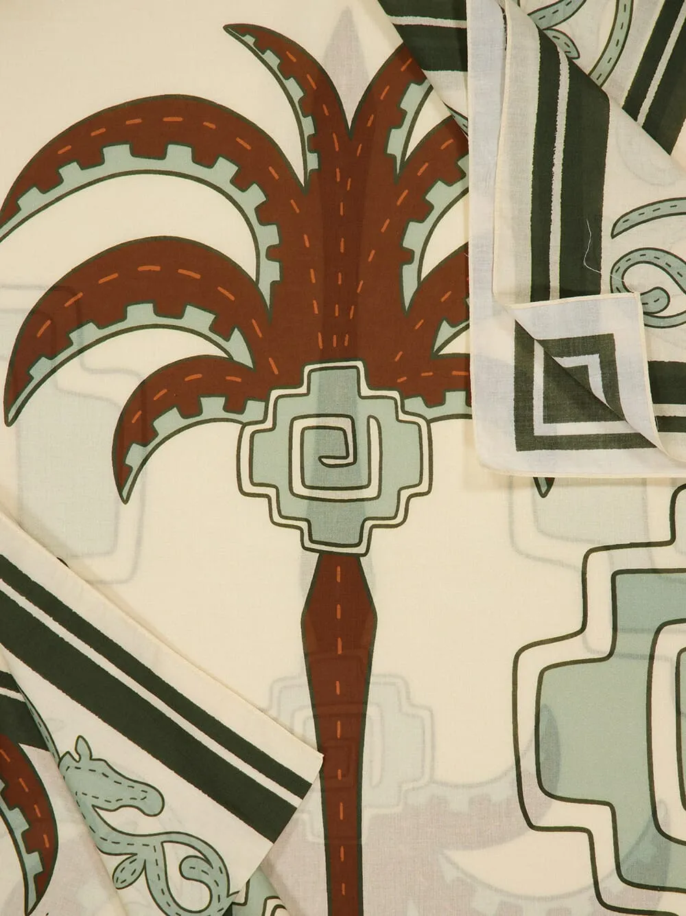 Grass Green Tropical Equestrian Pareo sold by Fashion Clinic product image thumbnail 4