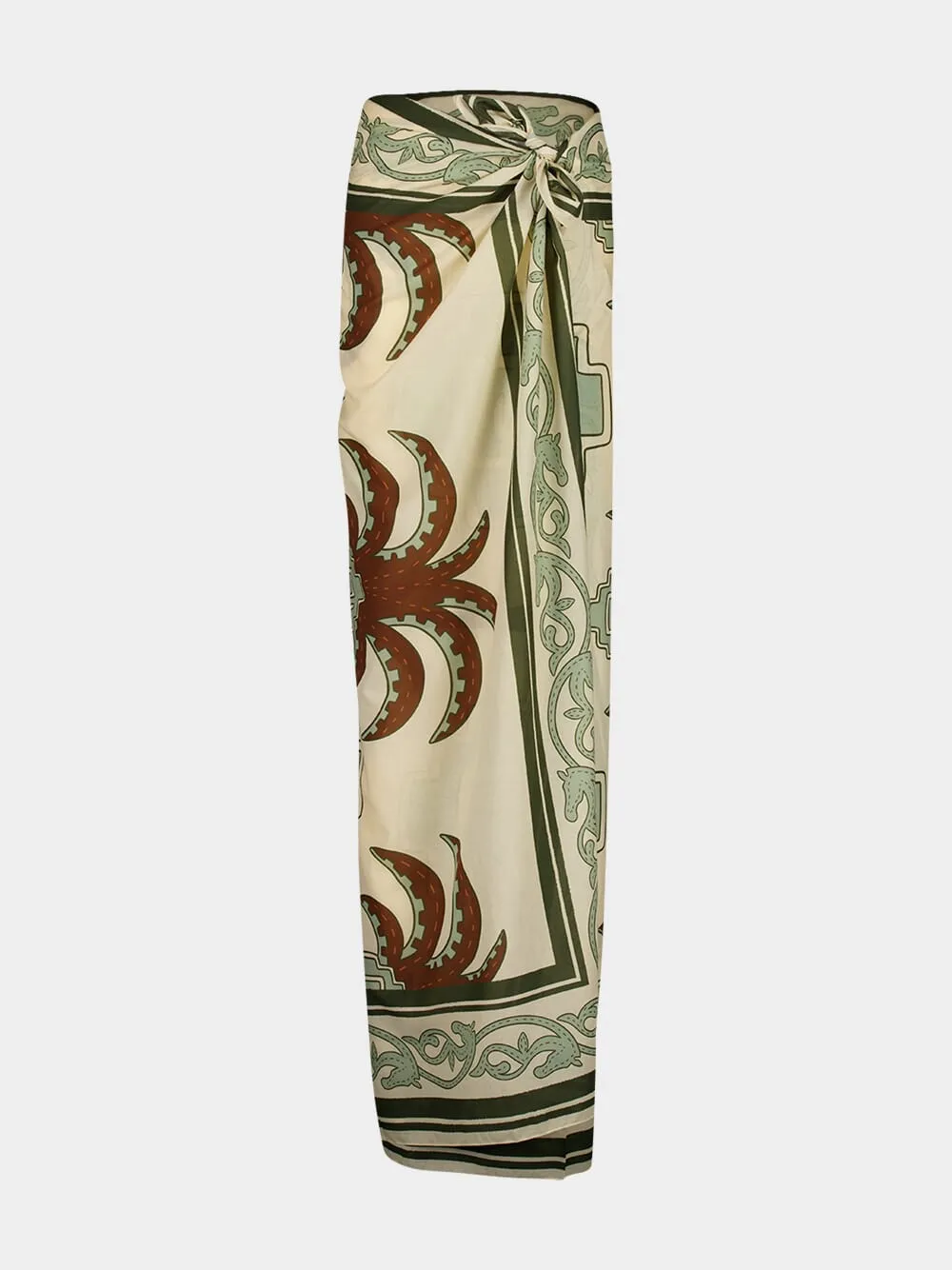 Grass Green Tropical Equestrian Pareo sold by Fashion Clinic product image thumbnail 2