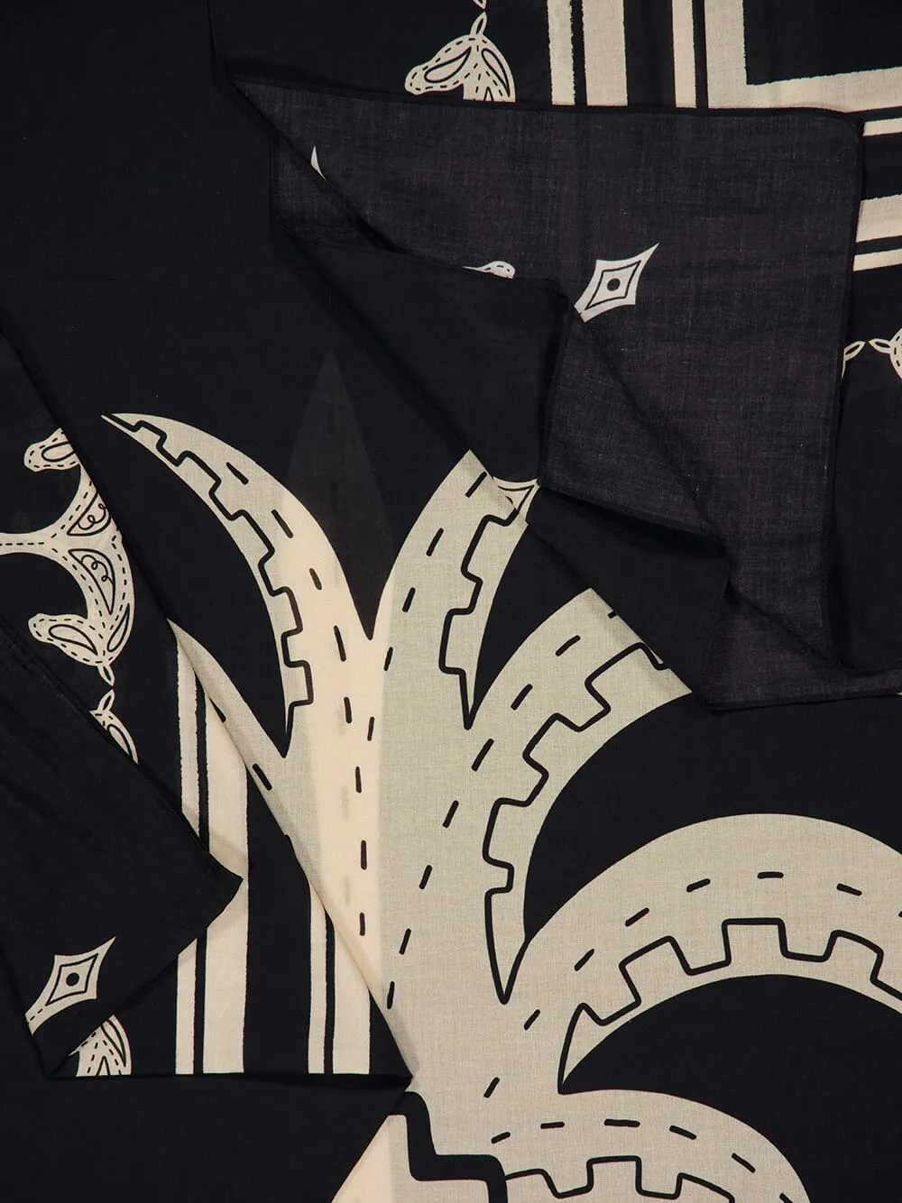 Iconic Black Ancestral Palm Pareo sold by Fashion Clinic product image thumbnail 3