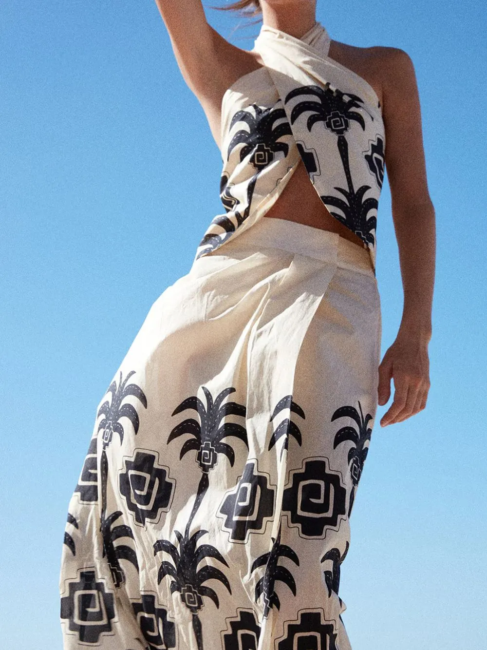 Nature's Patterns Midi Skirt sold by Fashion Clinic product image thumbnail 2