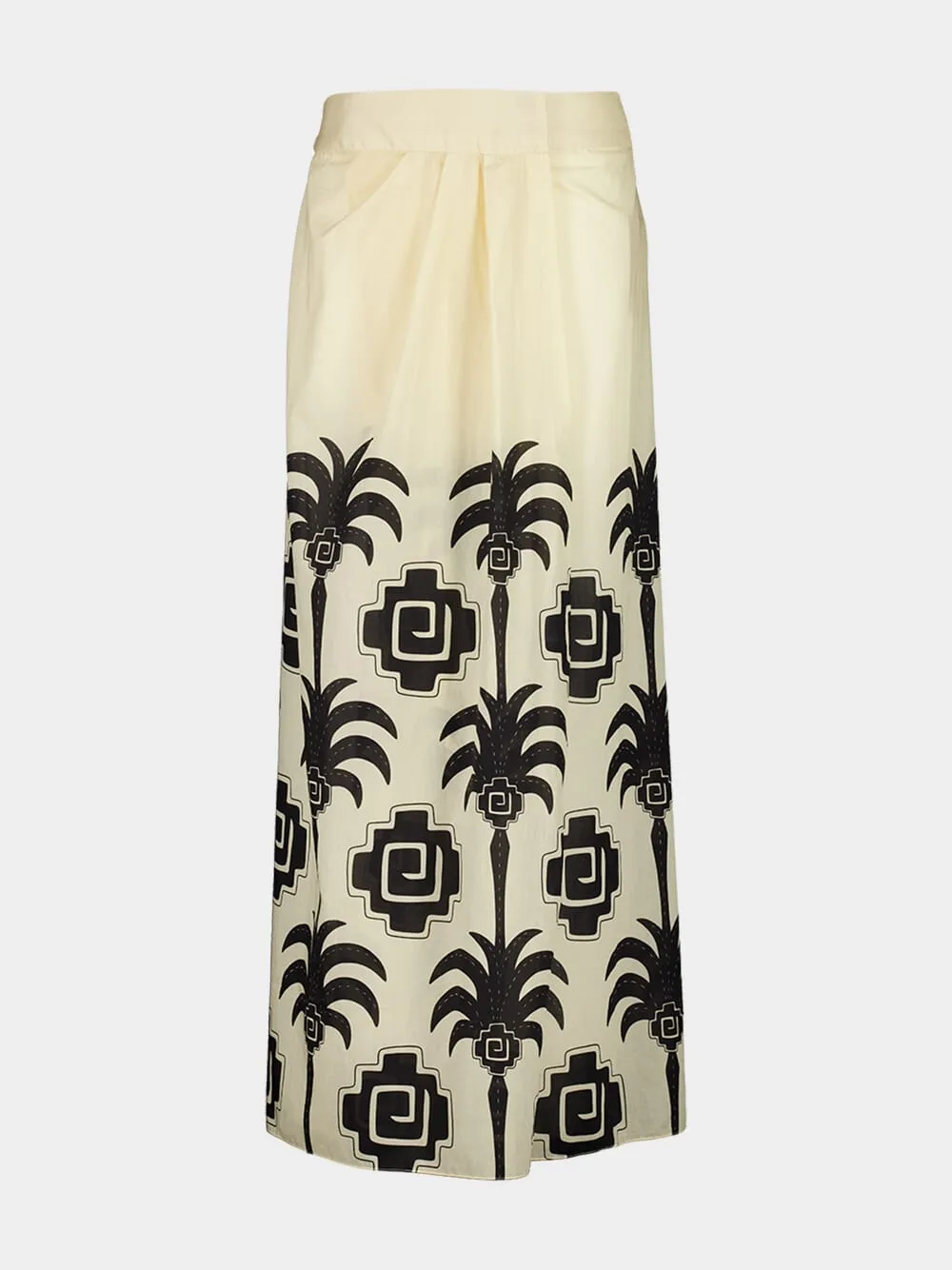 Nature's Patterns Midi Skirt sold by Fashion Clinic