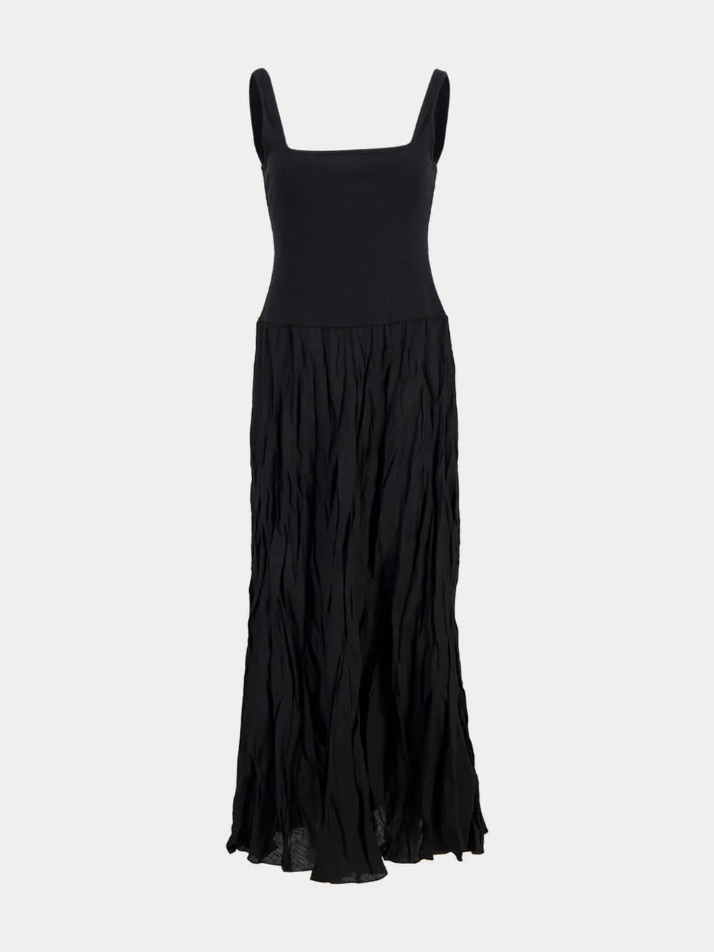 Black Maxi Mariner Dress sold by Fashion Clinic