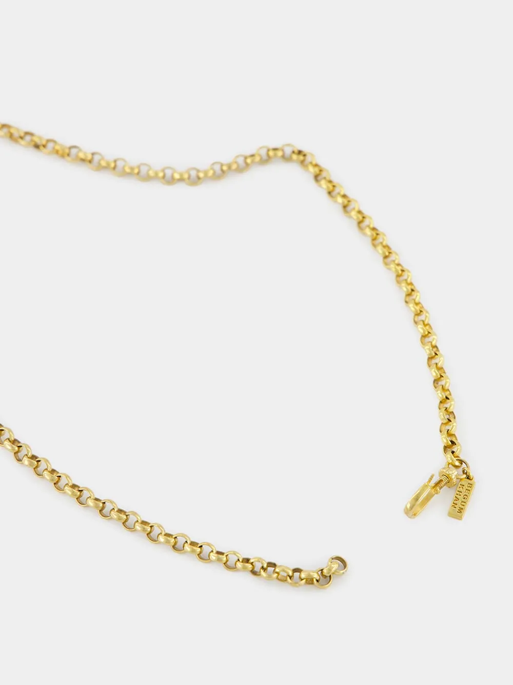 Navy Pharaoh Cross Necklace sold by Fashion Clinic product image thumbnail 3