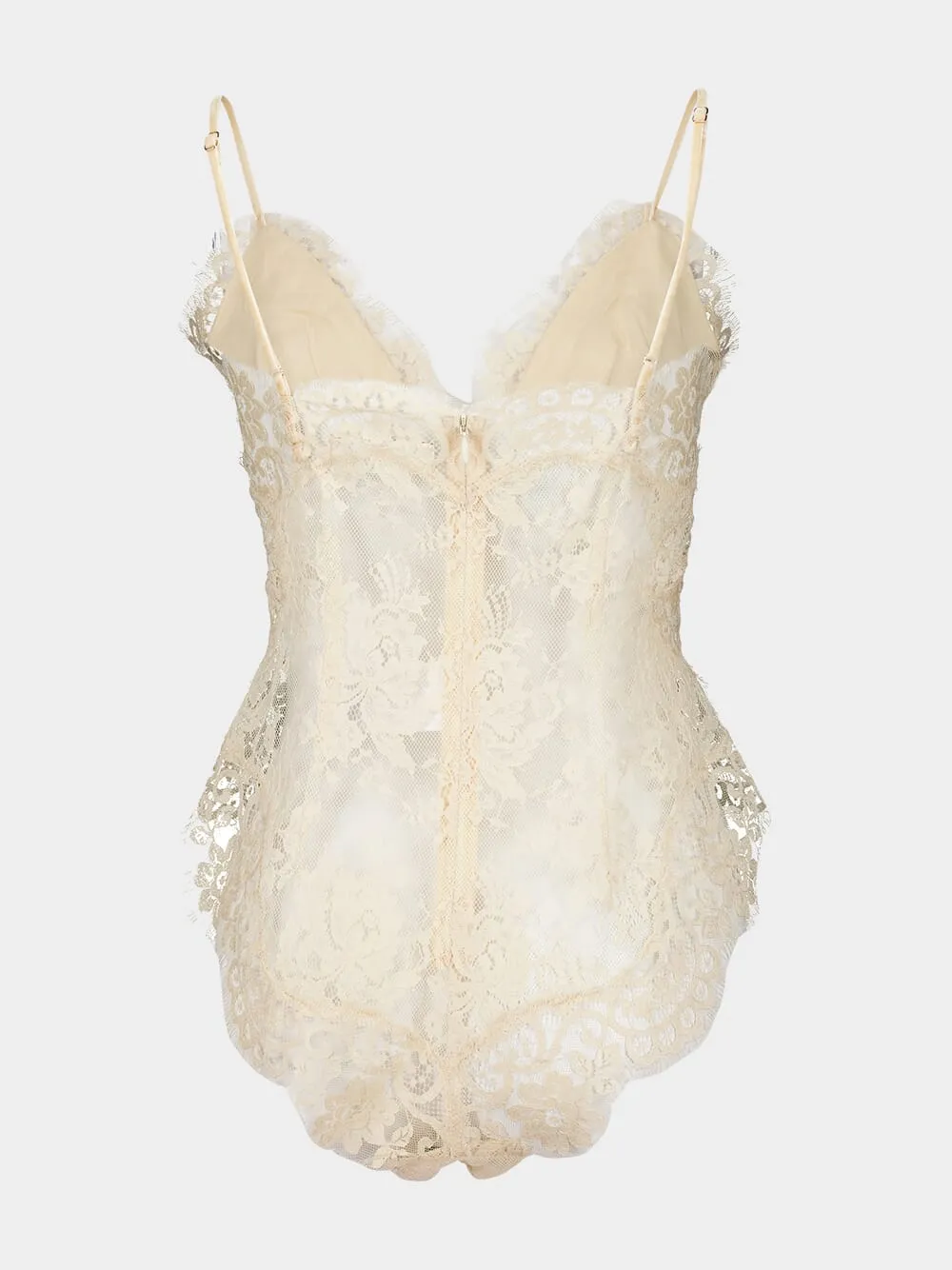 Cream Illustration Lace Teddy sold by Fashion Clinic product image thumbnail 3