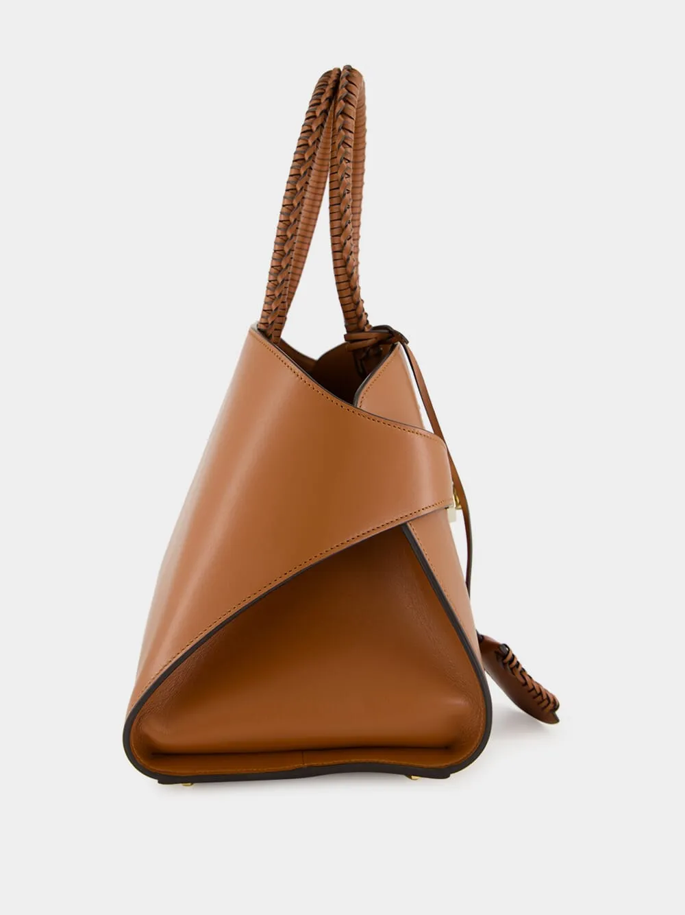 New Cognac Small Hug Handbag sold by Fashion Clinic product image thumbnail 4