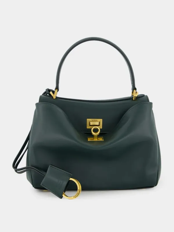 Rodeo Mini Handbag in Pine Green Calfskin sold by Fashion Clinic