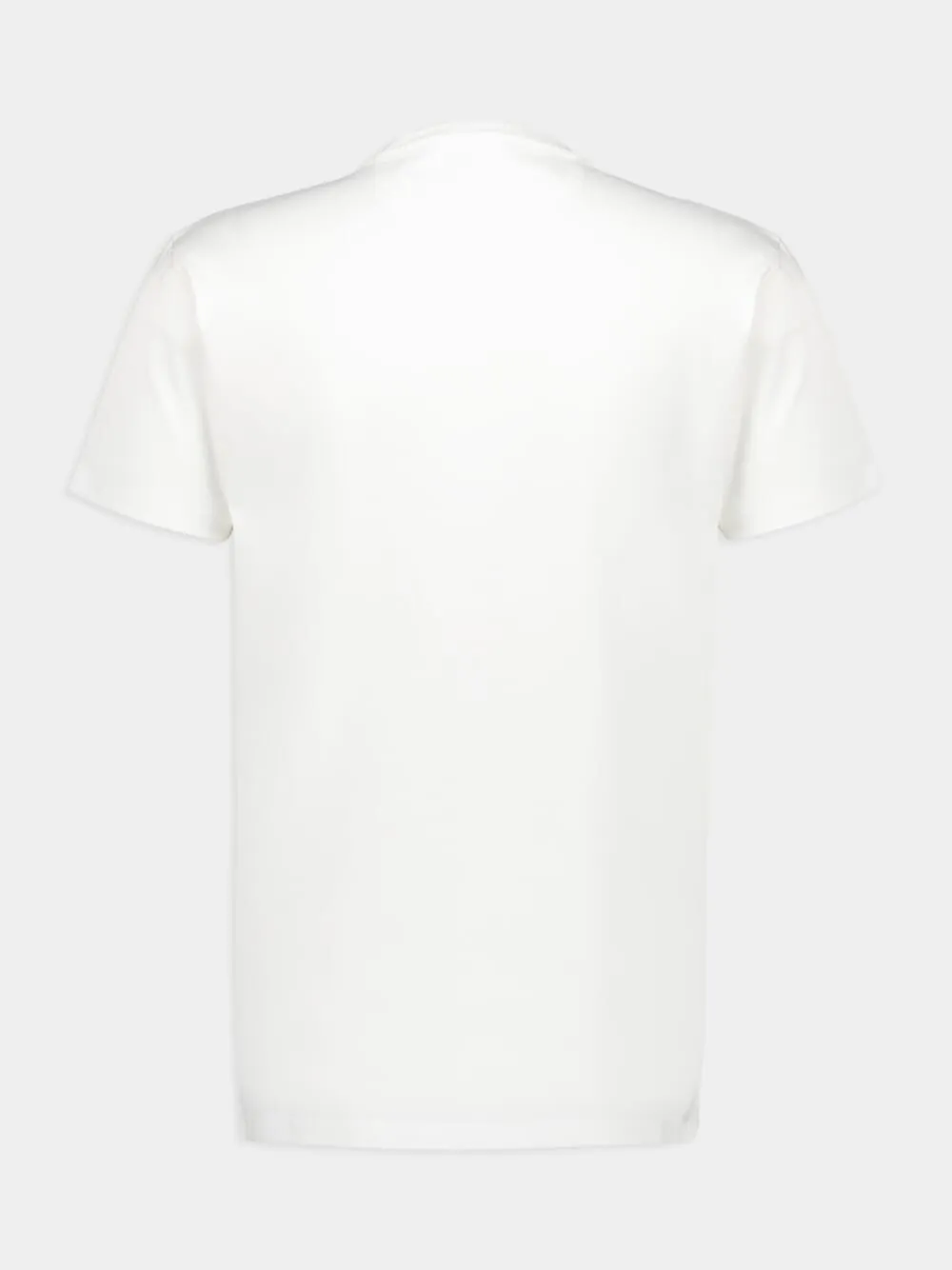 White FF Cotton T-Shirt sold by Fashion Clinic product image thumbnail 2