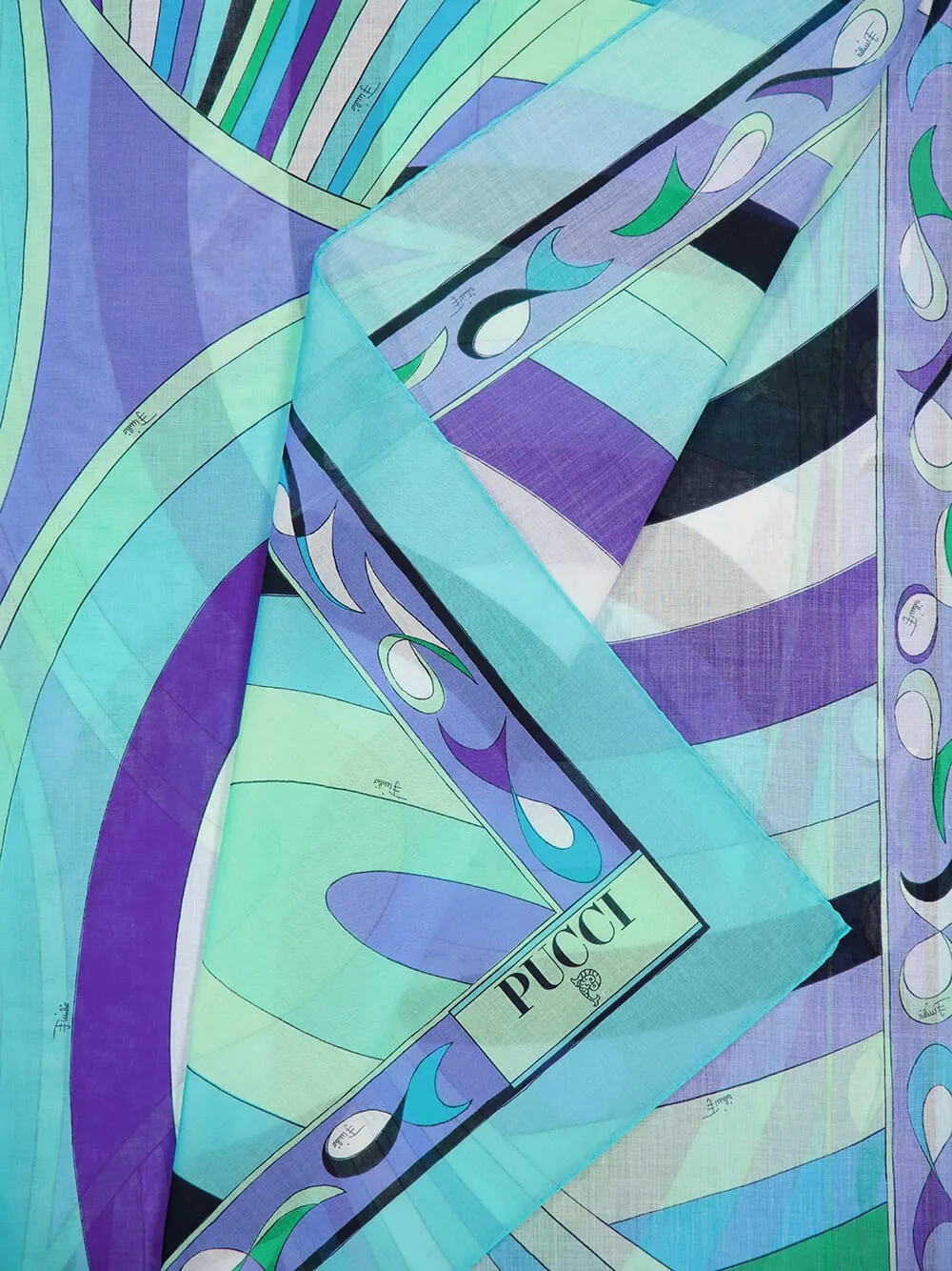 Verde Lilia Long Printed Cotton Pareo sold by Fashion Clinic product image thumbnail 2