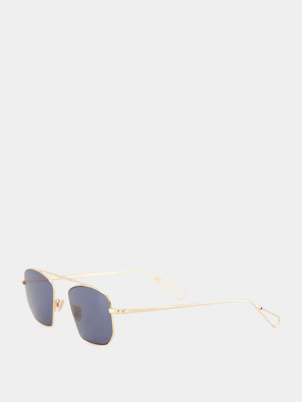 Peony Gold and Blue New York Sunglasses sold by Fashion Clinic product image thumbnail 3