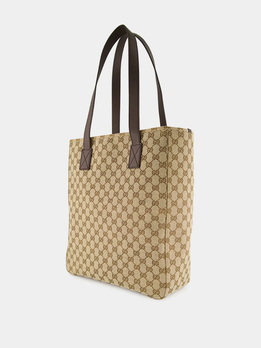Ebony Medium GG Canvas Tote Bag sold by Fashion Clinic product image thumbnail 4