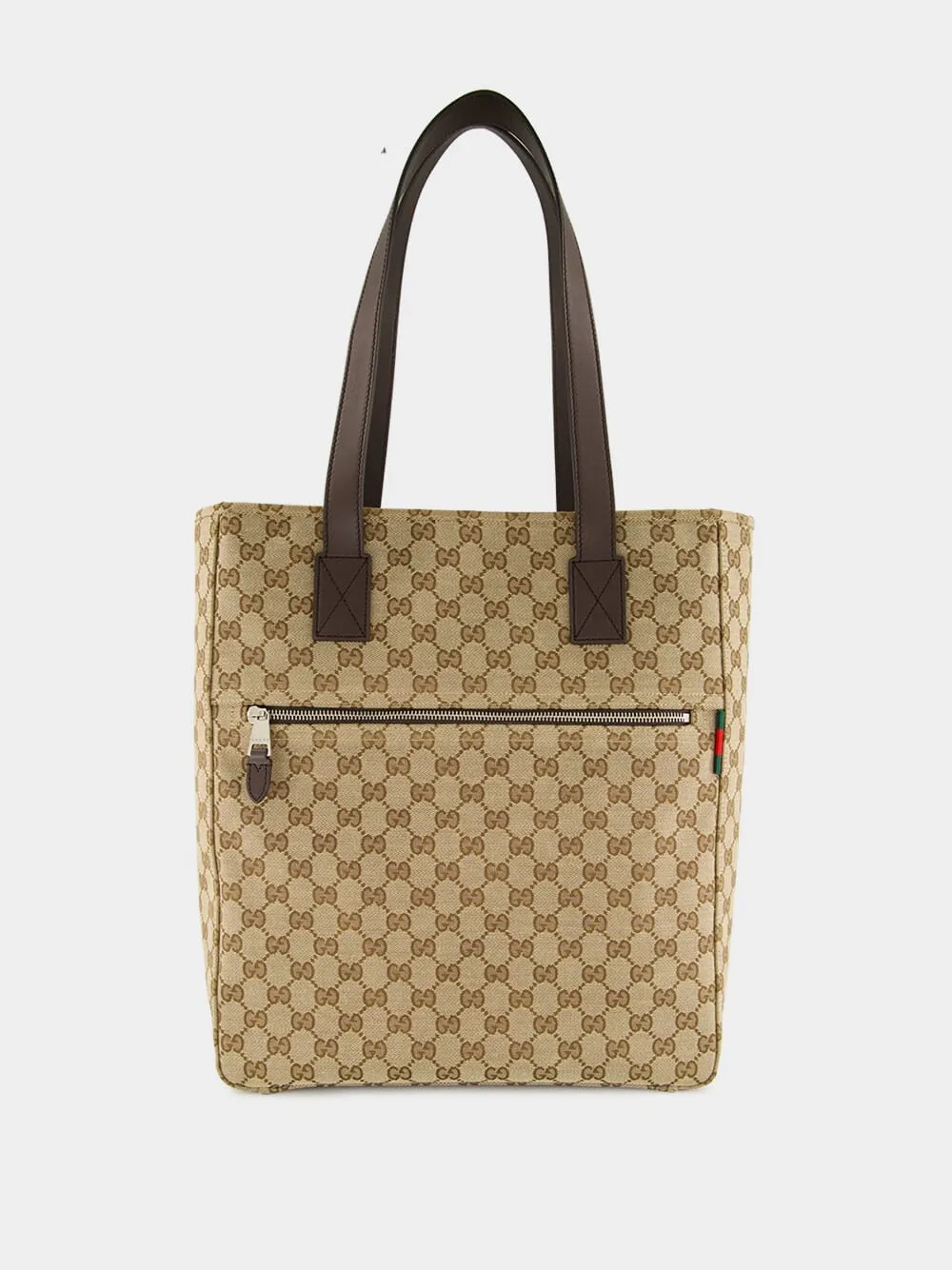 Ebony Medium GG Canvas Tote Bag sold by Fashion Clinic