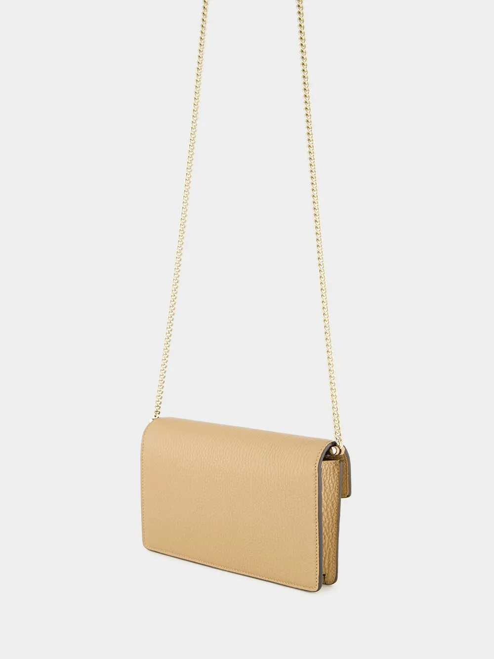 Beige Dionysus Mini Leather Shoulder Bag sold by Fashion Clinic product image thumbnail 5