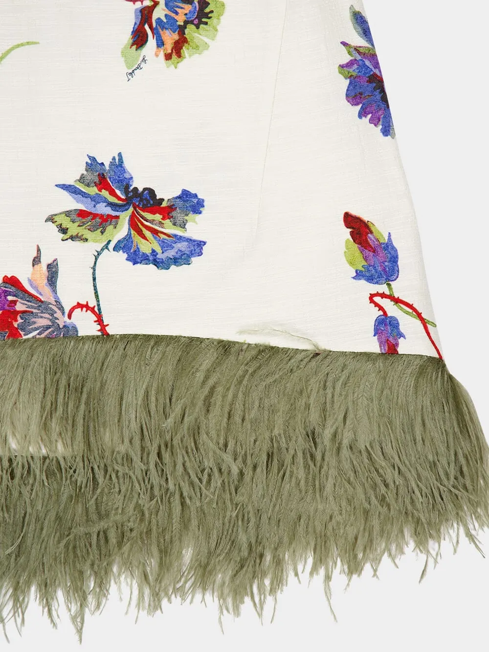 La Scala Infiorata Sleeveless Top with Feathers sold by Fashion Clinic product image thumbnail 4