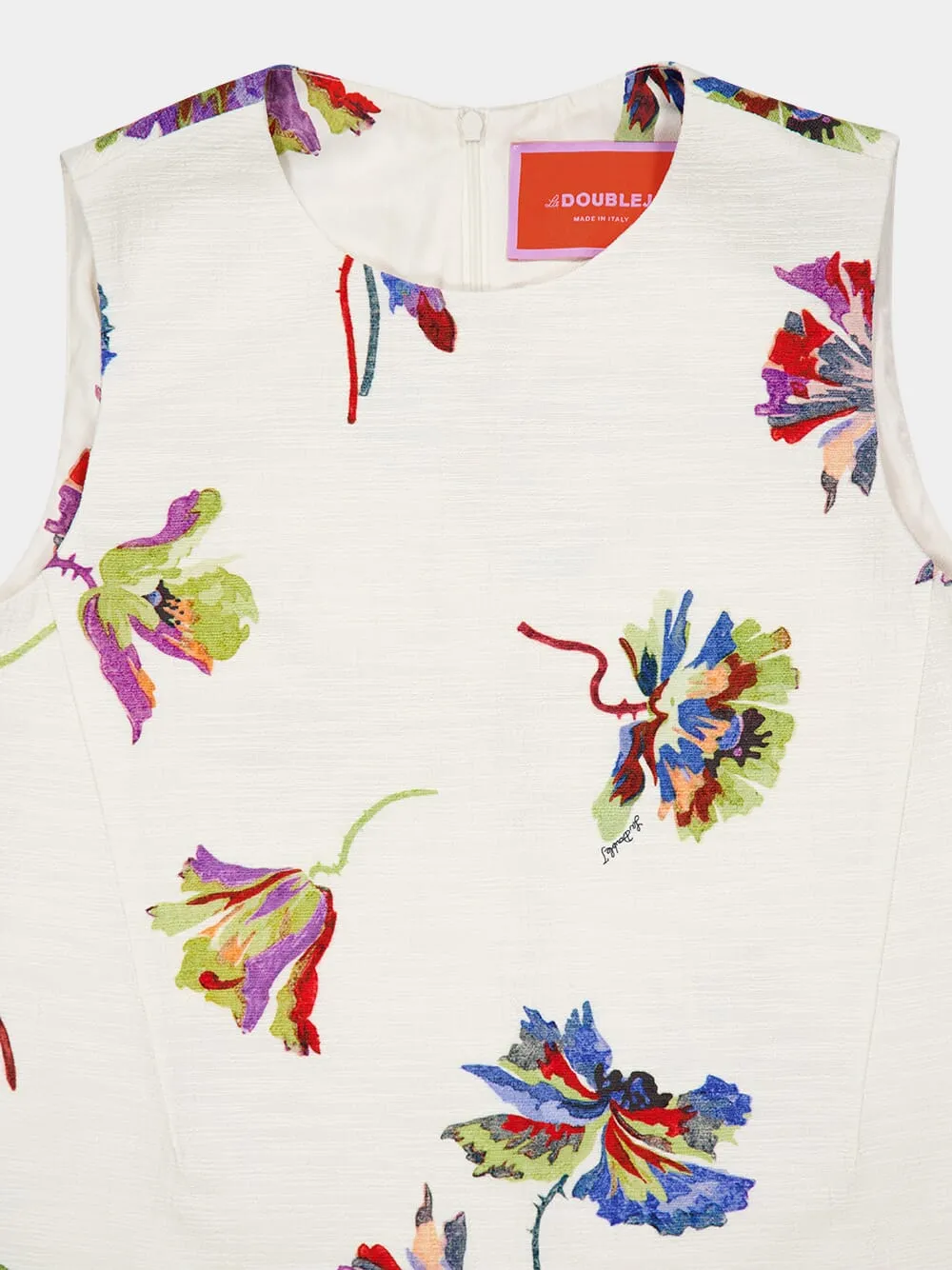 La Scala Infiorata Sleeveless Top with Feathers sold by Fashion Clinic product image thumbnail 3