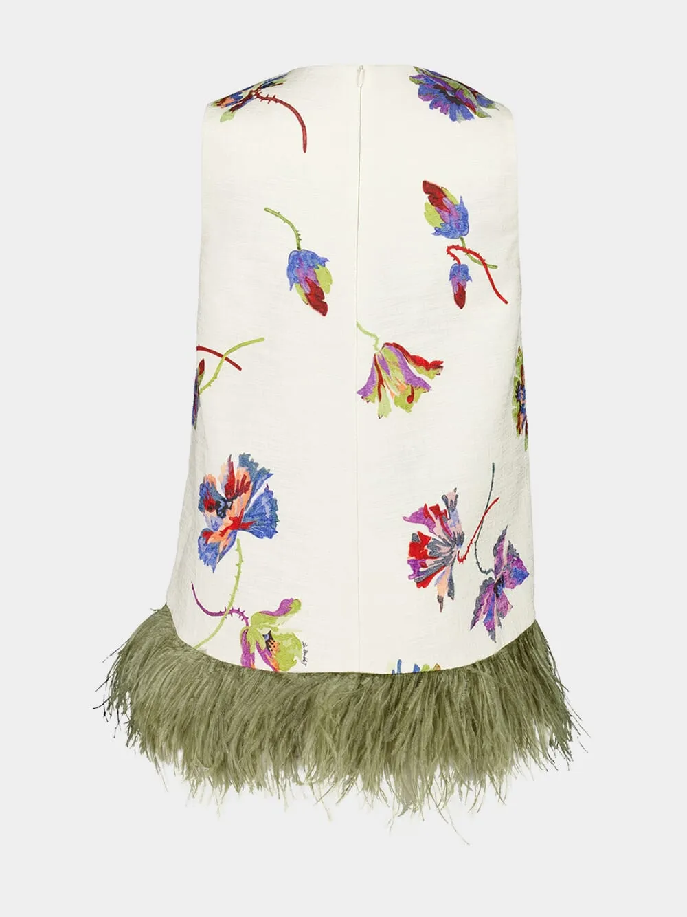 La Scala Infiorata Sleeveless Top with Feathers sold by Fashion Clinic product image thumbnail 2