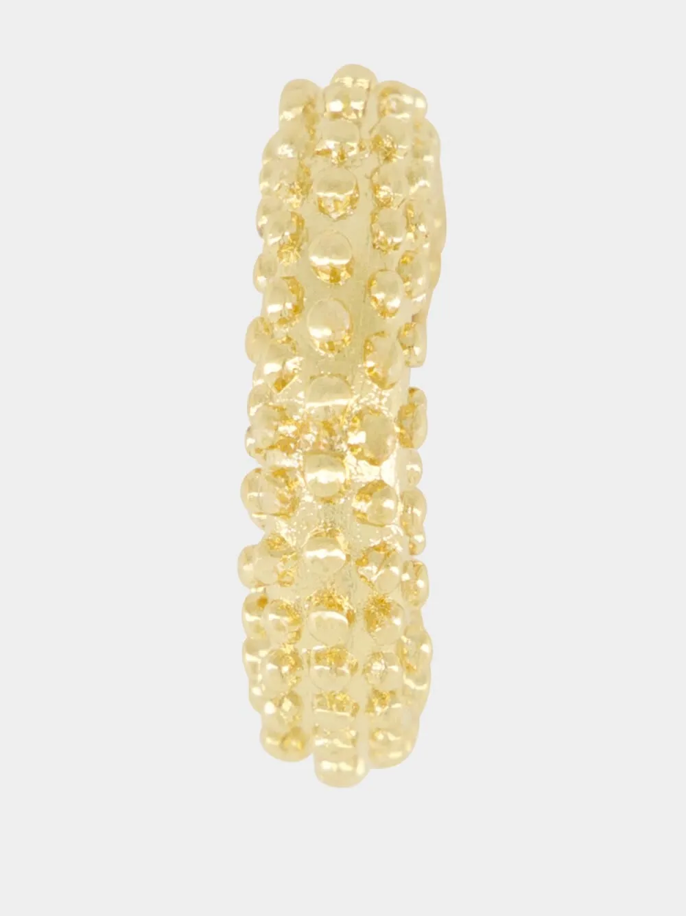 Electra 18k Gold-Plated Textured Ear Cuff sold by Fashion Clinic