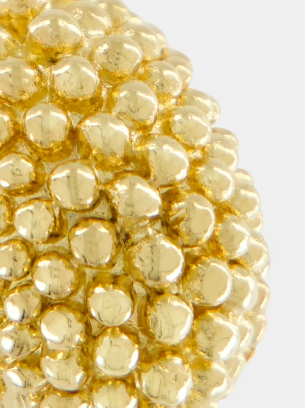 Simone 18k Gold-Plated Textured Earrings sold by Fashion Clinic product image thumbnail 3