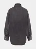 Black Denim Washed Button Up Shirt sold by Fashion Clinic