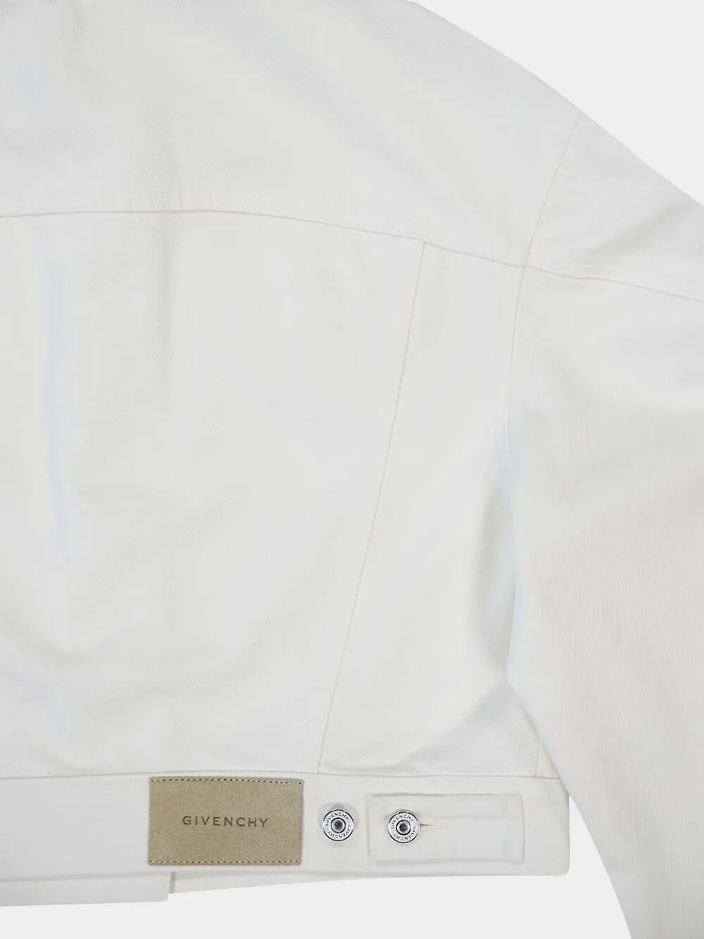 Off-White Cocoon Denim Jacket sold by Fashion Clinic product image thumbnail 5