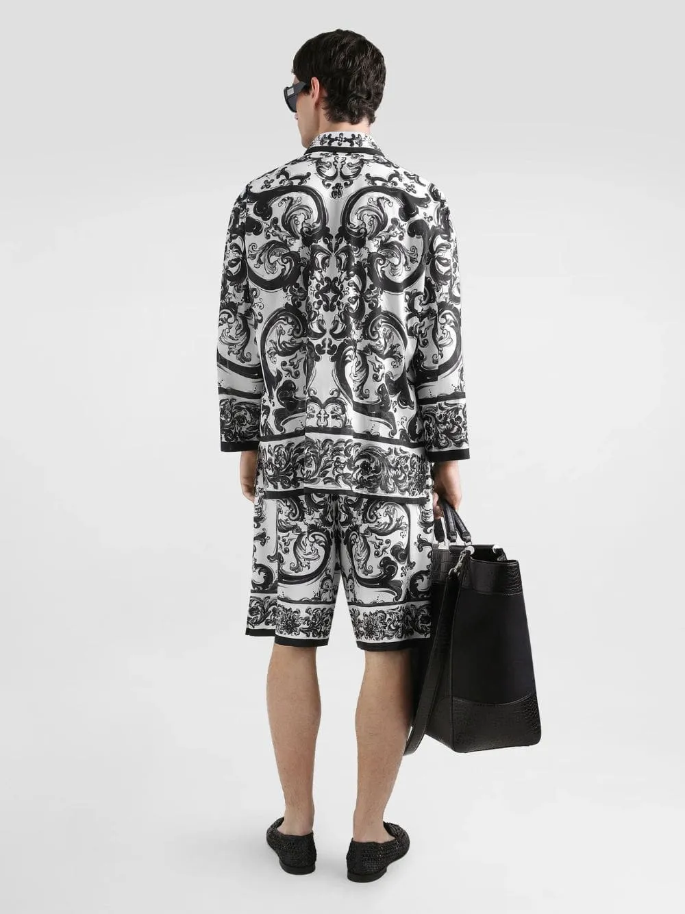 Majolica Silk Twill Shorts sold by Fashion Clinic product image thumbnail 4