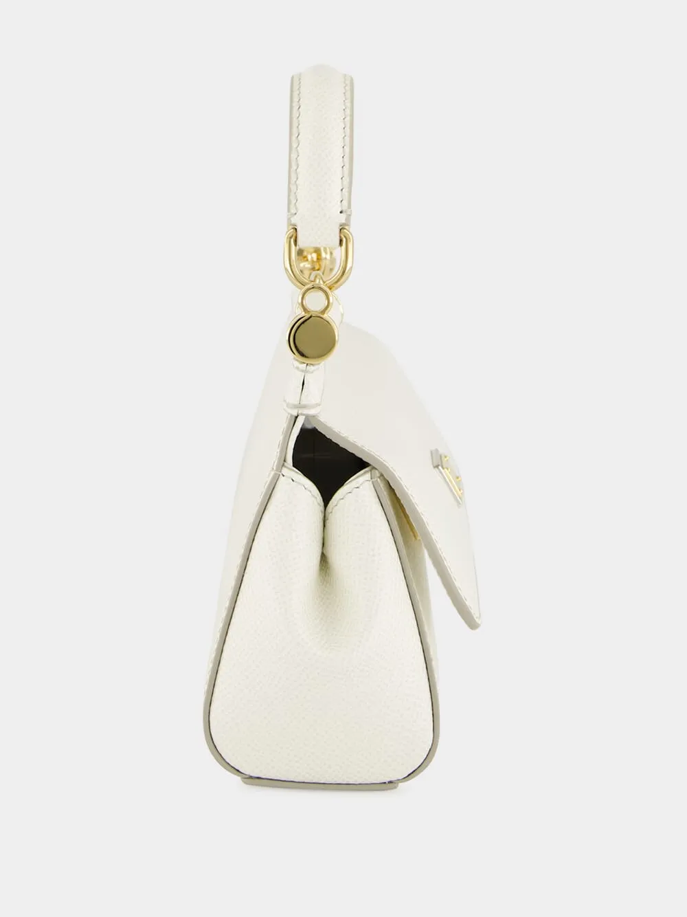 Small Sicily White Calfskin Bag sold by Fashion Clinic product image thumbnail 5