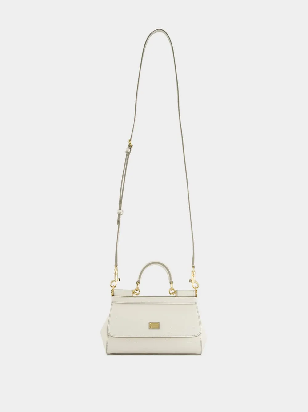 Small Sicily White Calfskin Bag sold by Fashion Clinic product image thumbnail 3