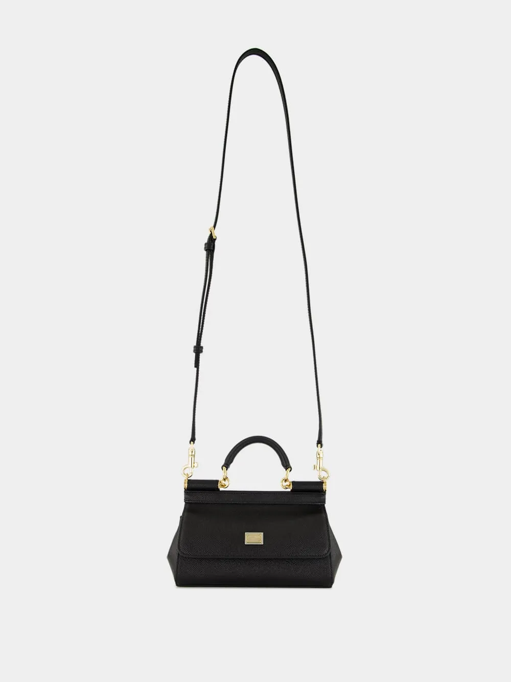 Small Sicily Black Calfskin Bag sold by Fashion Clinic product image thumbnail 2