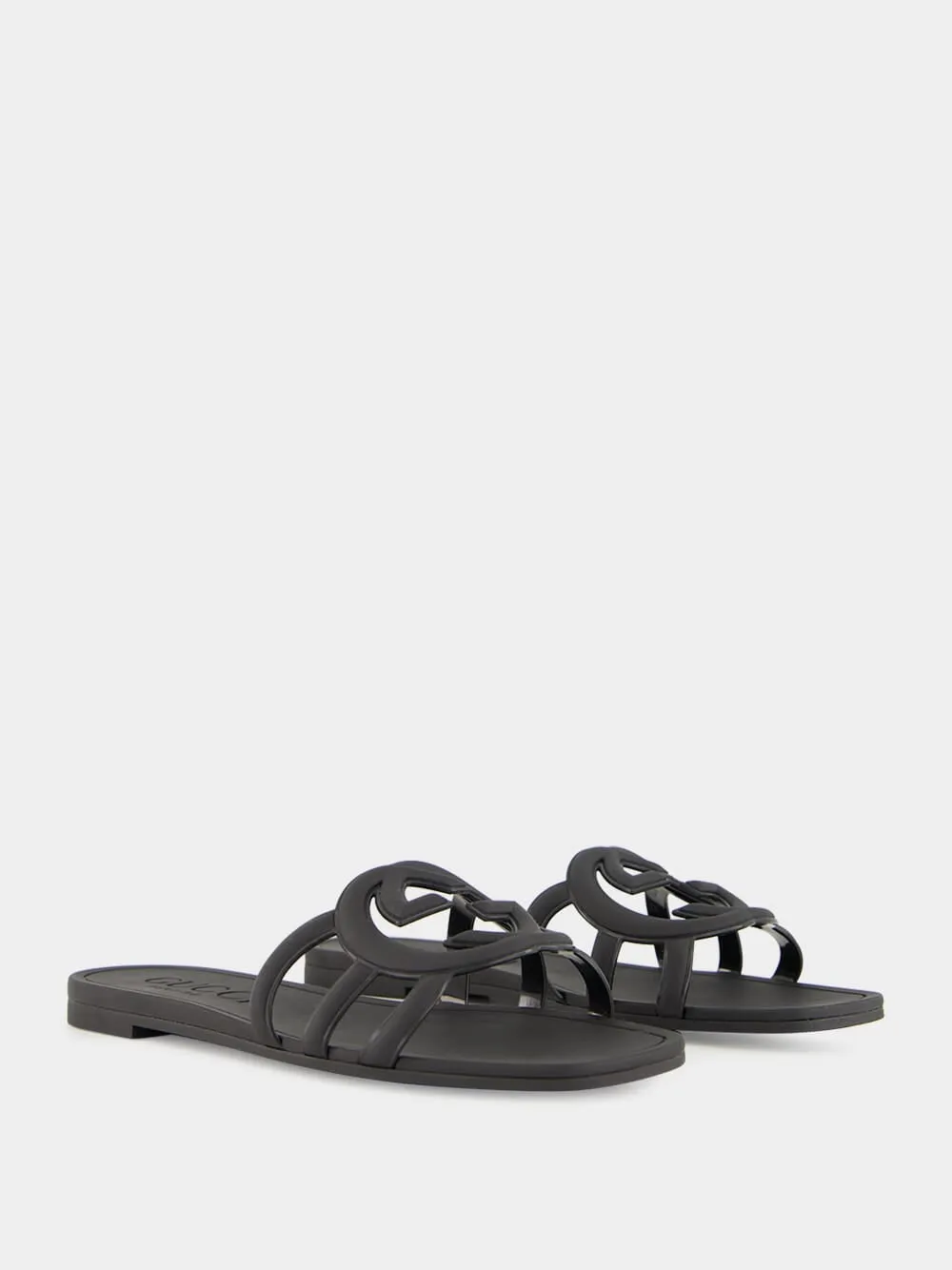 Black G Slide Sandals sold by Fashion Clinic product image thumbnail 3