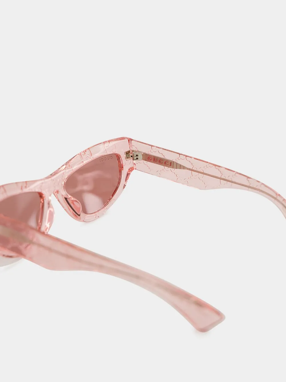 Pink Cat Eye GG Sunglasses sold by Fashion Clinic product image thumbnail 4