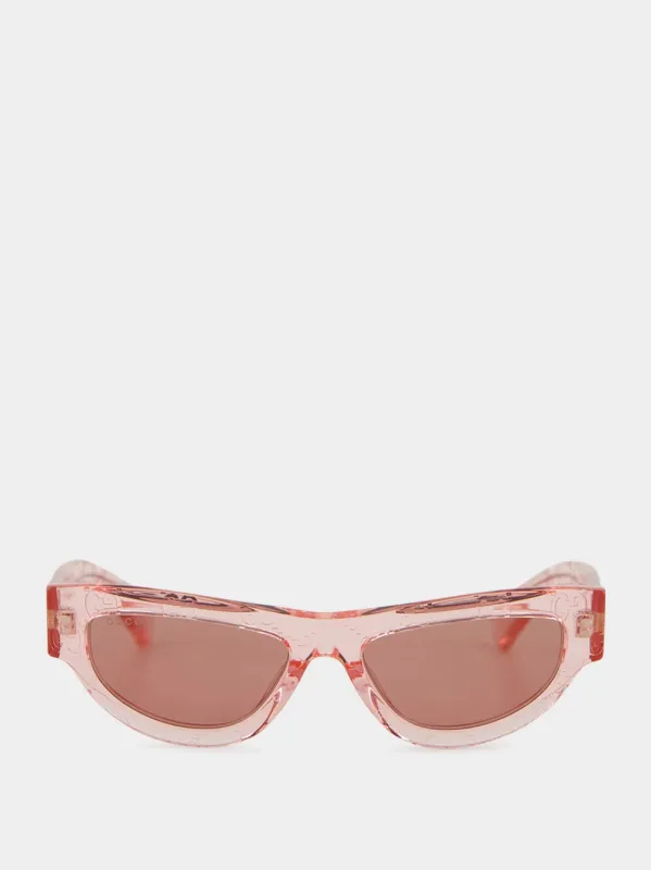 Pink Cat Eye GG Sunglasses sold by Fashion Clinic