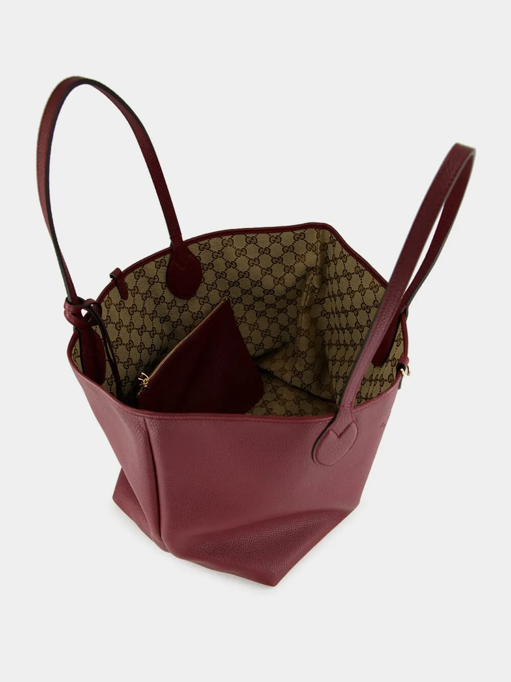 Rosso Ancora Red Reversible Tote sold by Fashion Clinic product image thumbnail 5