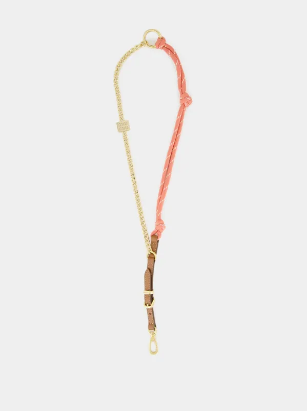 Cognac Tamaris Leather Cord and Metal Trick sold by Fashion Clinic