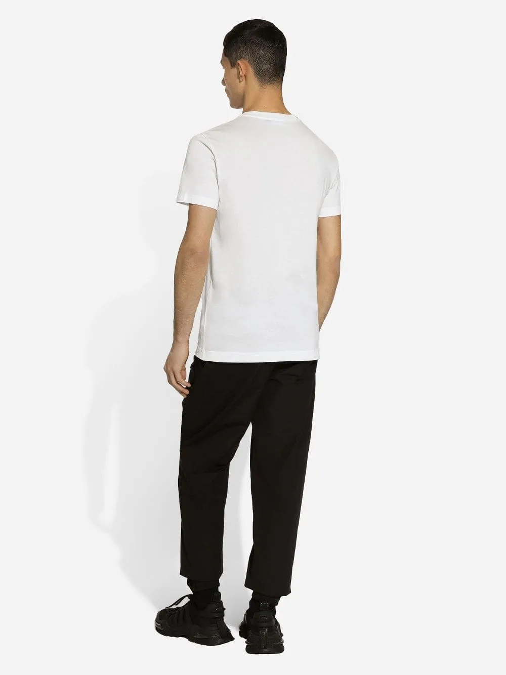 White Cotton Logo T-Shirt sold by Fashion Clinic product image thumbnail 3