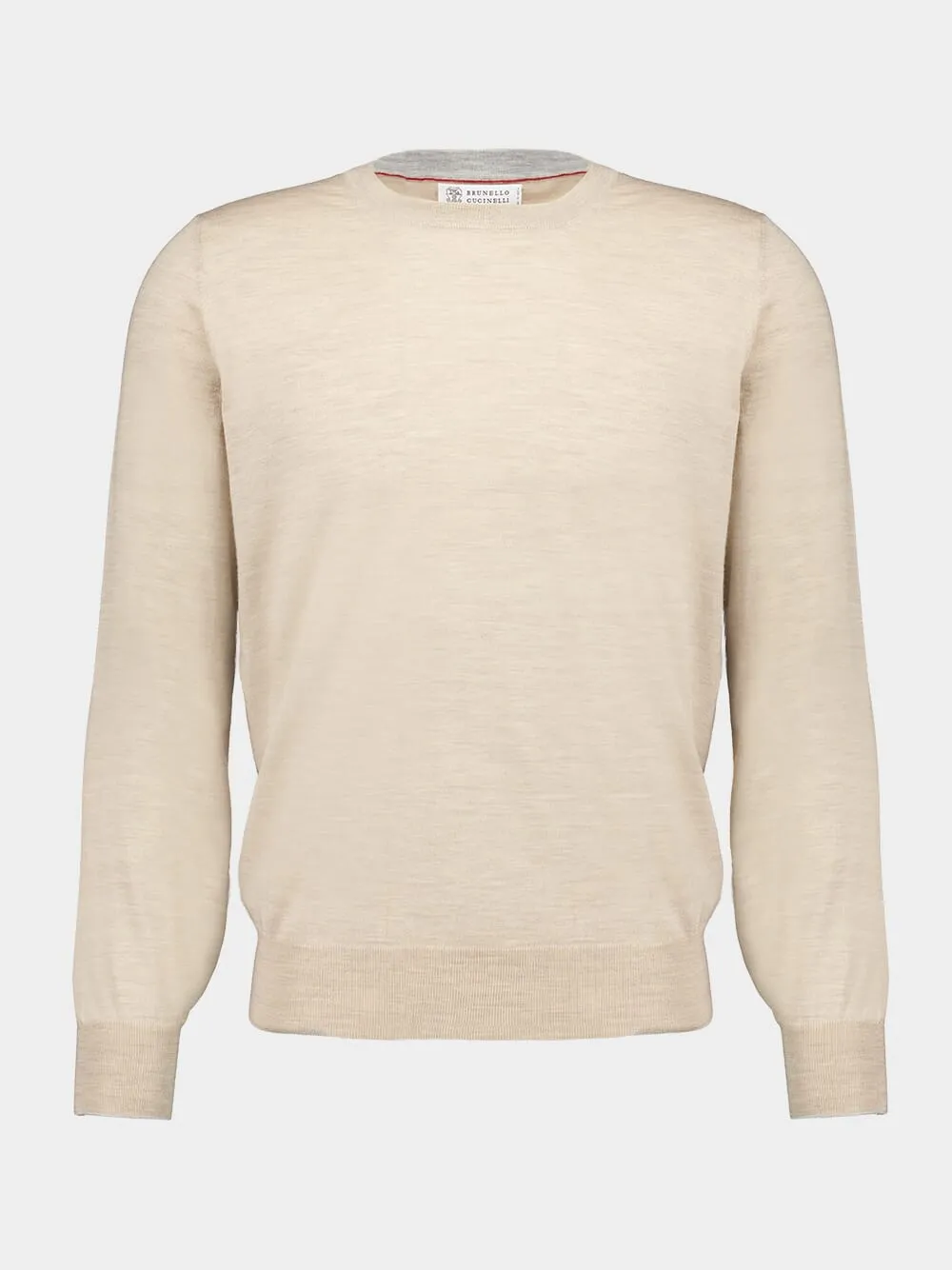 Camel Brown Wool-Cashmere Sweater sold by Fashion Clinic