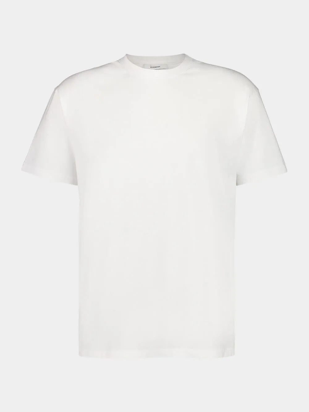 White Logo Cotton T-Shirt sold by Fashion Clinic