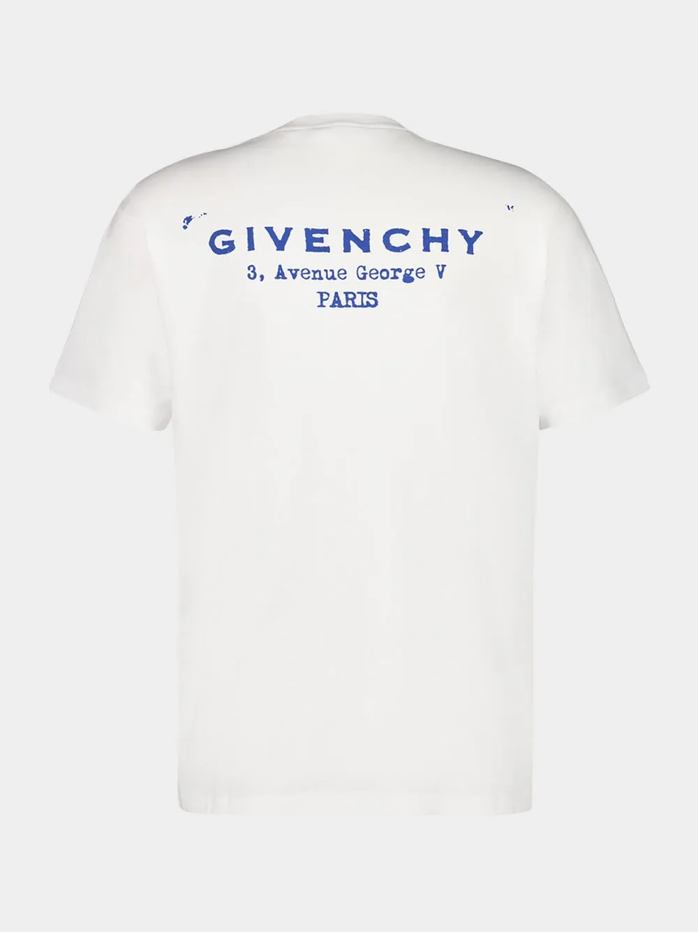 White Logo Cotton T-Shirt sold by Fashion Clinic product image thumbnail 2