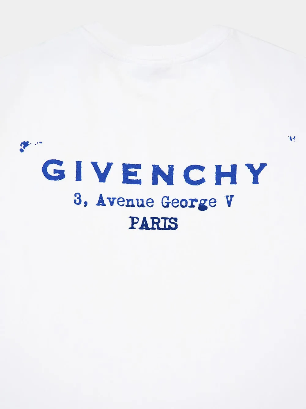 White Logo Cotton T-Shirt sold by Fashion Clinic product image thumbnail 4