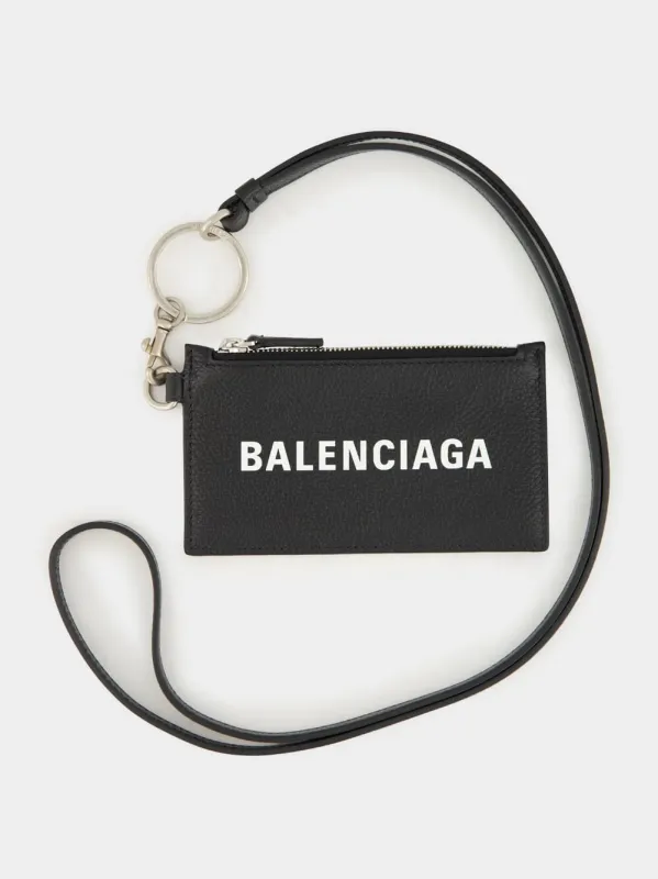 Black Cash Card Case with Keychain sold by Fashion Clinic